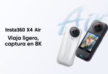 Insta360 X4 Air: la cámara 8K 360 más ligera jamás fabricada Insta360 X4 Air