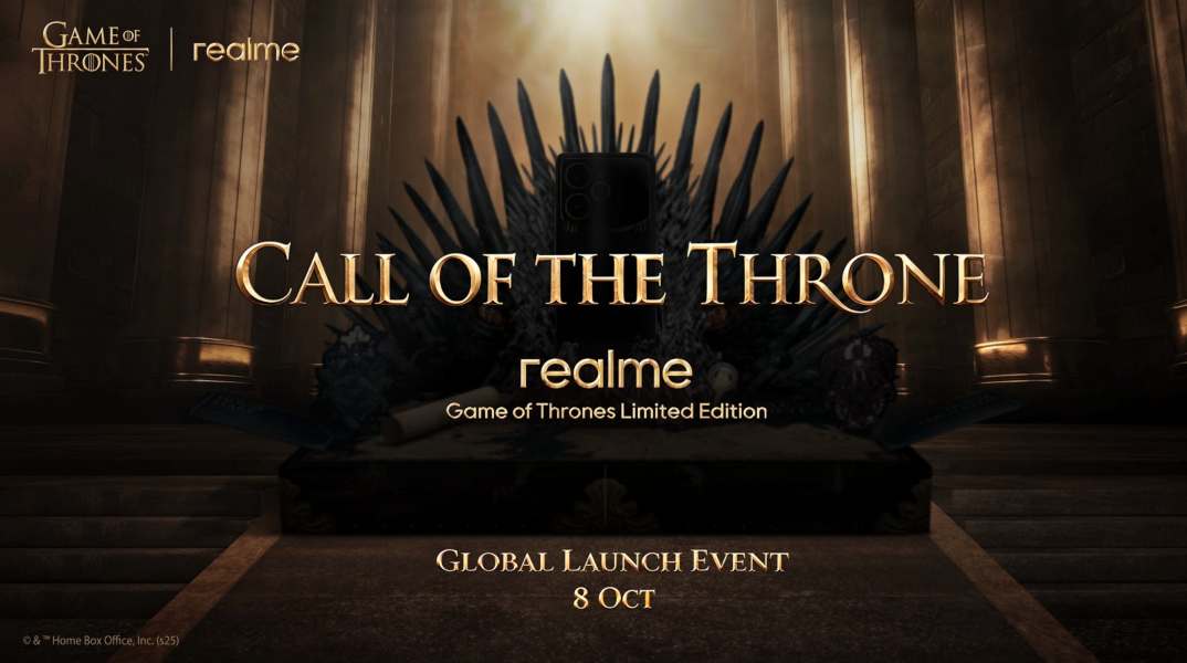 El primer smartphone inspirado en Juego de Tronos será realme