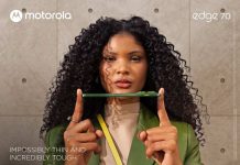 Motorola Edge 70: diseño increíblemente delgado y resistente Motorola Edge 70