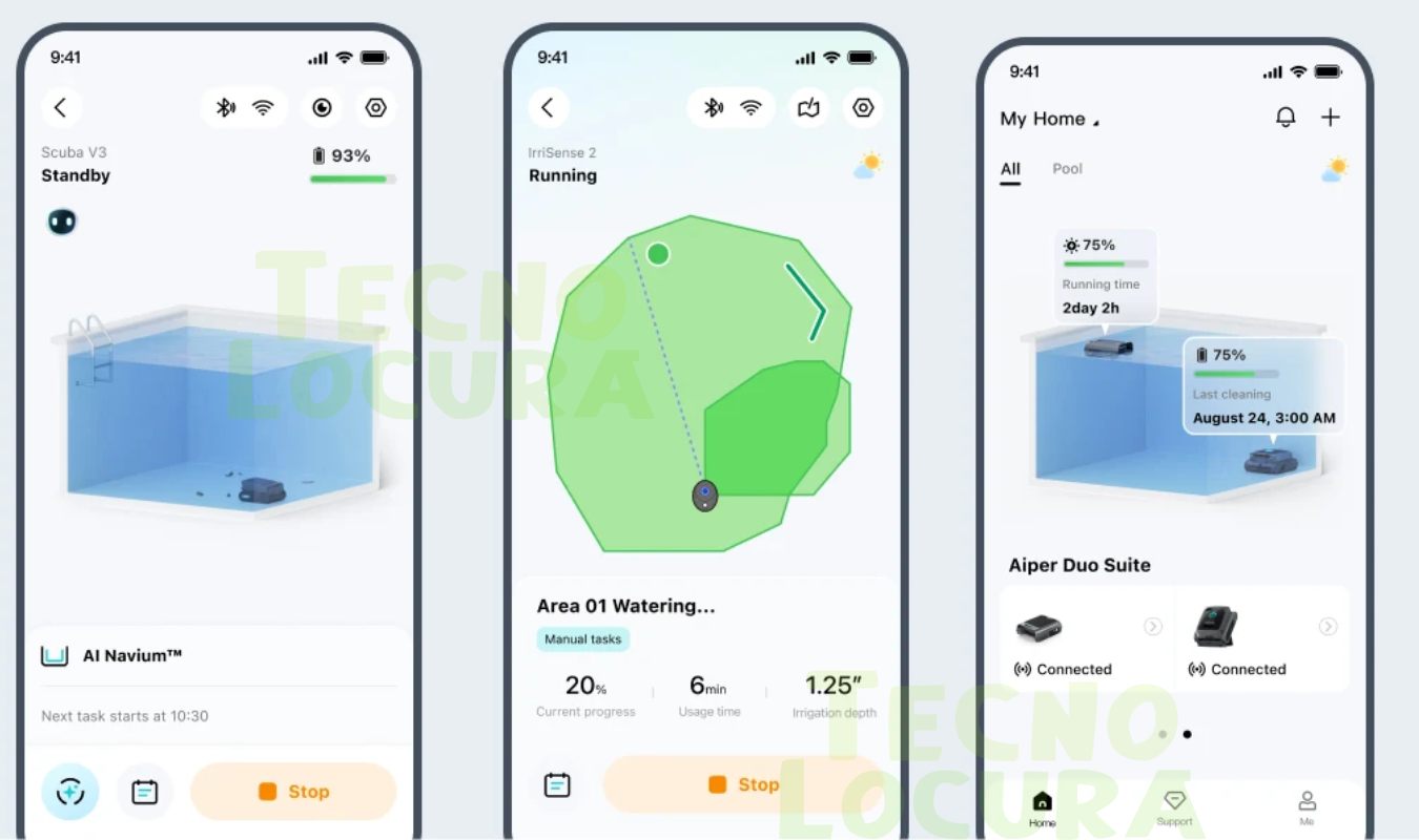 Aiper Scuba V3 maps