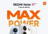 REDMI Note 17 Series HyperCharge 100W y unos descomunales 9210mAh REDMI Note 17 Series HyperCharge 100W y unos descomunales 9210mAh